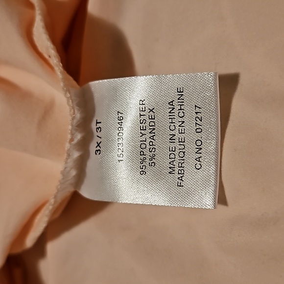 Women's Plus Size Floral 3/4 Sleeve Baseball Tee 3X - Warehouse One - Picture 7 of 10